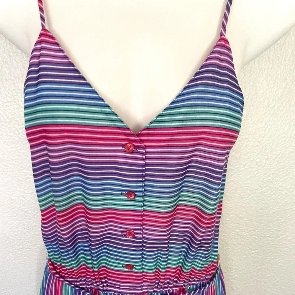 BETSYS THINGS girls vintage striped multicolor sleeveless sundress size 9